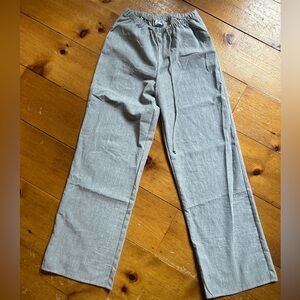 Pink Lily Gray Striped Pants